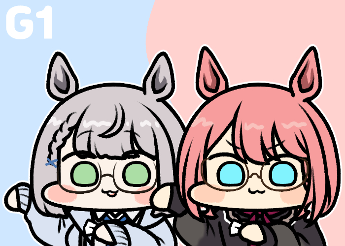 shirogane noel and takane lui (hololive) drawn by jazz_jack