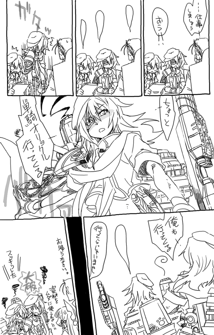 admiral and kiso (kantai collection) drawn by kai_(akamekogeme)