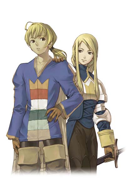 agrias oaks and ramza beoulve (final fantasy and 1 more) drawn by tamaki_g_(artist)