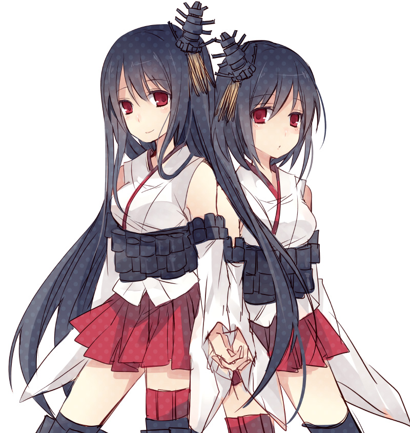 yamashiro and fusou (kantai collection) drawn by suzushiro_kurumi