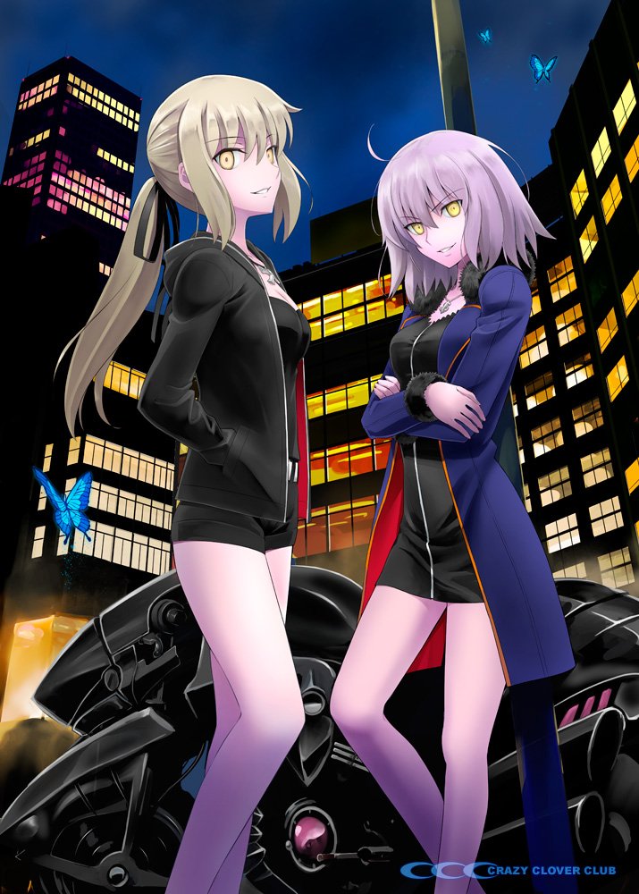 artoria pendragon, jeanne d'arc alter, and saber alter (fate and 1 more) drawn by shirotsumekusa