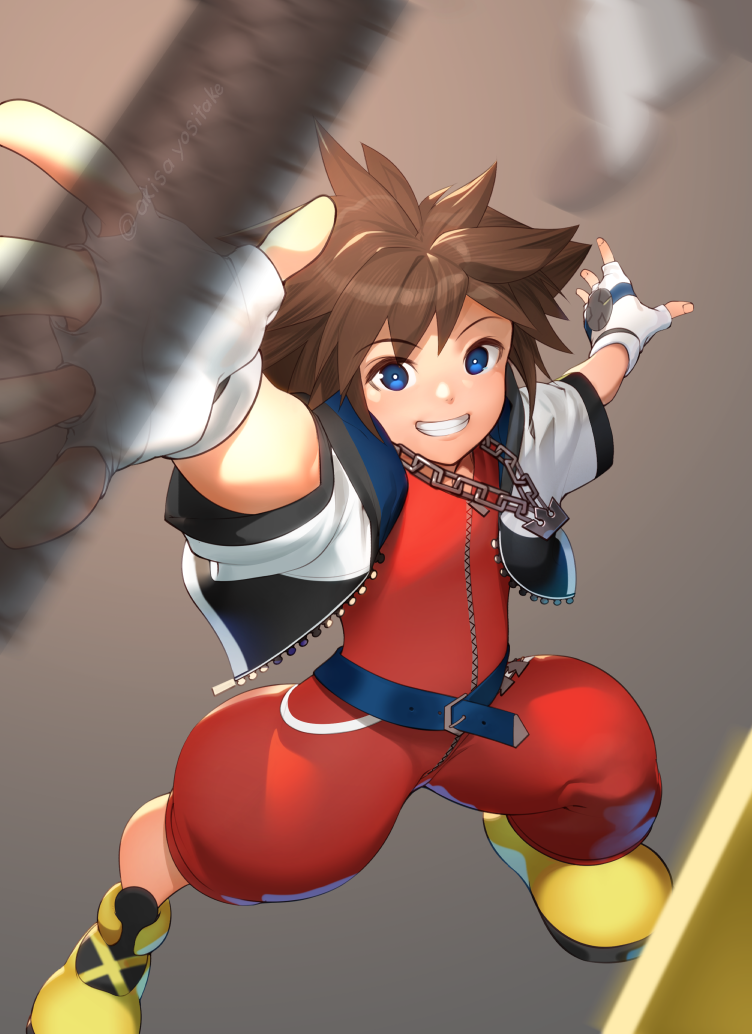 sora (super smash bros. and 2 more) drawn by akisa_yositake