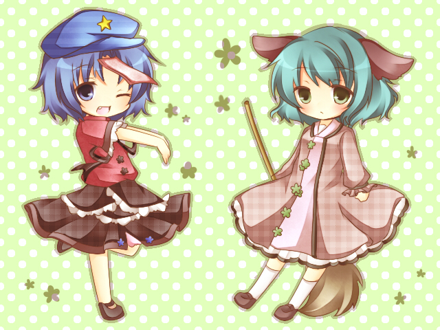 miyako yoshika and kasodani kyouko (touhou) drawn by kureha_goya