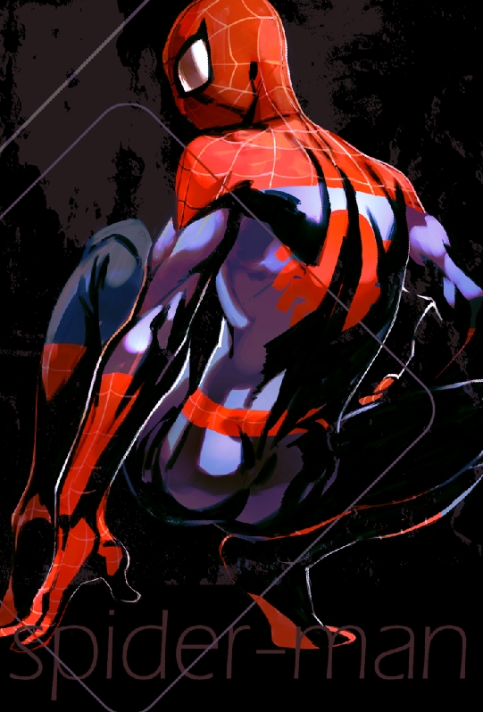spider-man (marvel and 1 more) drawn by shishio_(shishio5431)