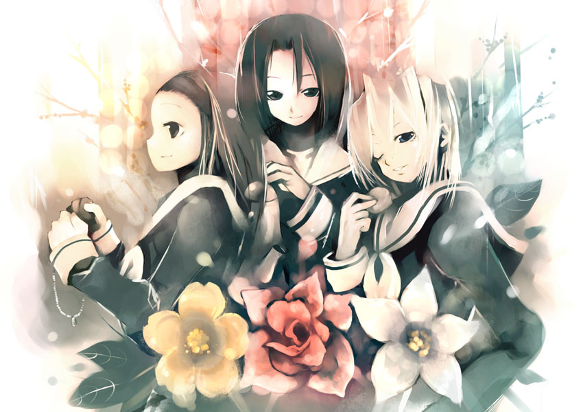 satou sei, mizuno youko, and torii eriko (maria-sama ga miteru) drawn by kei_(keigarou)