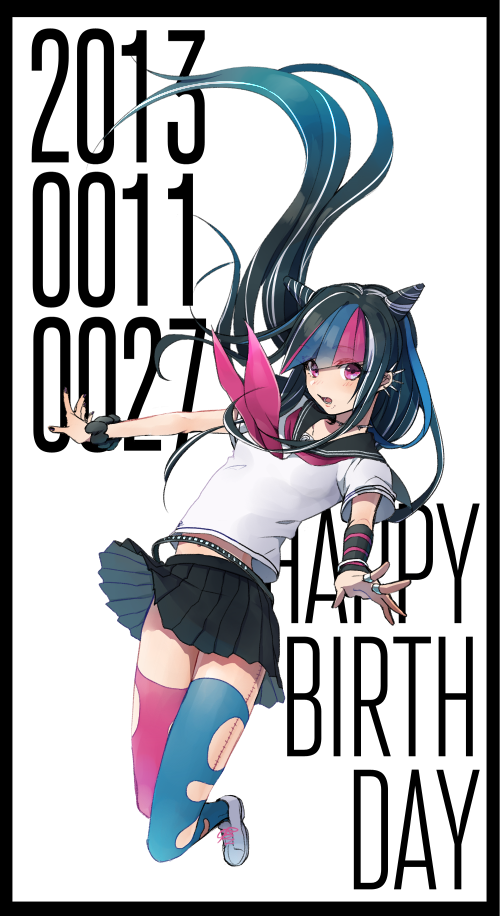 mioda ibuki (danganronpa and 1 more) drawn by tomari_(veryberry00)