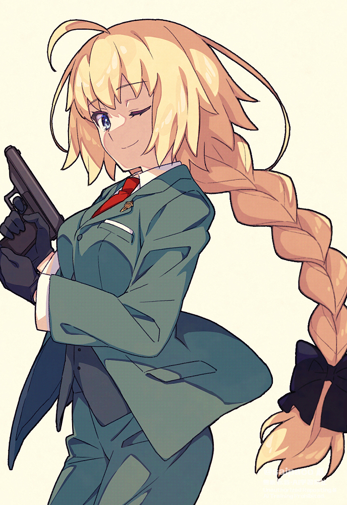 jeanne d'arc and twilight (fate and 2 more) drawn by saipaco