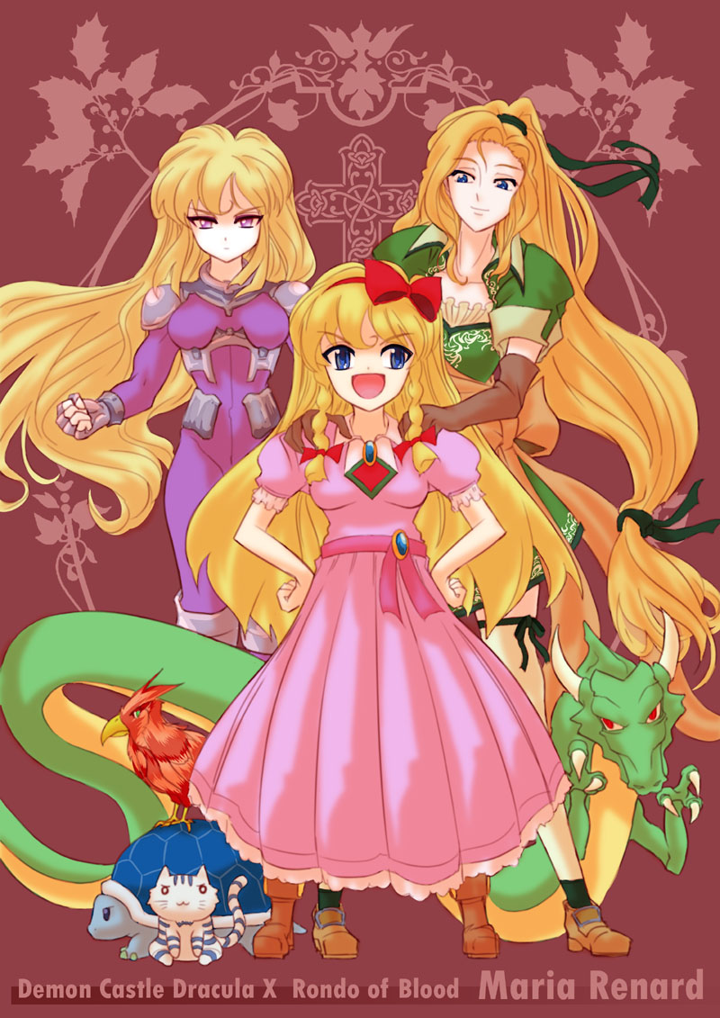 maria renard (castlevania and 2 more) drawn by rsk