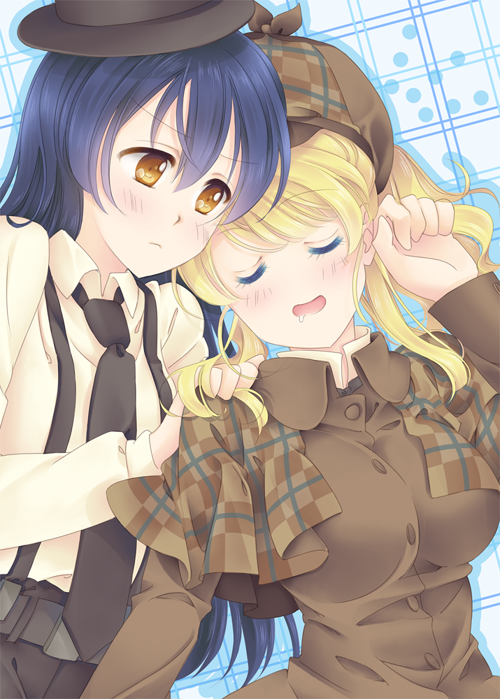 sonoda umi and ayase eli (love live! and 1 more) drawn by mimori_(cotton_heart)