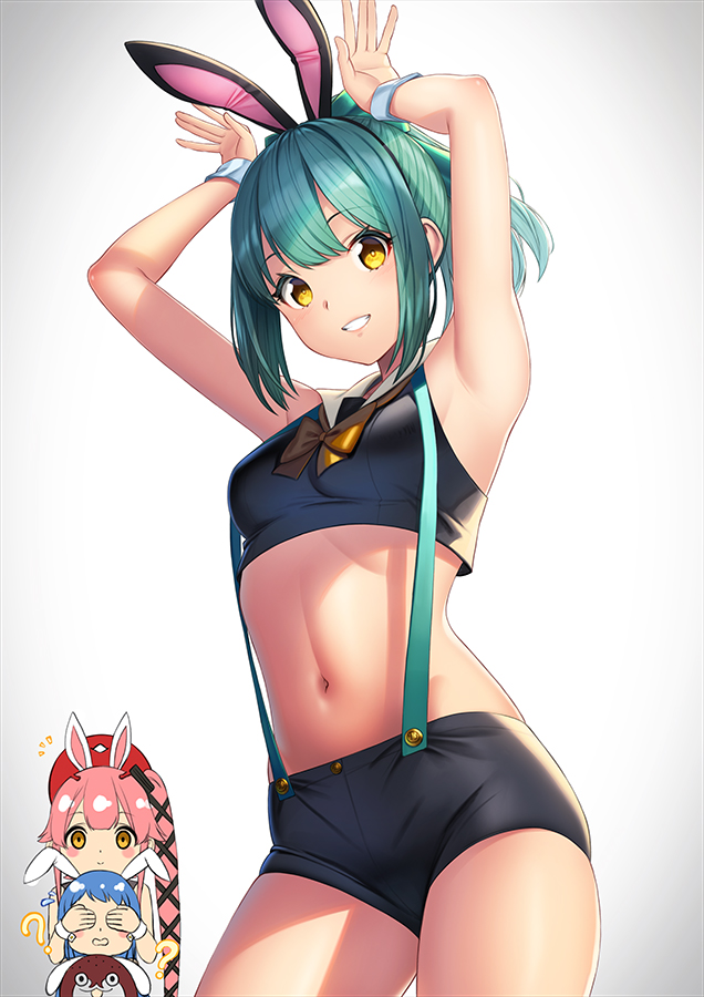 samidare, yuubari, yura, enemy lifebuoy, and bokukawauso (kantai collection) drawn by unowen