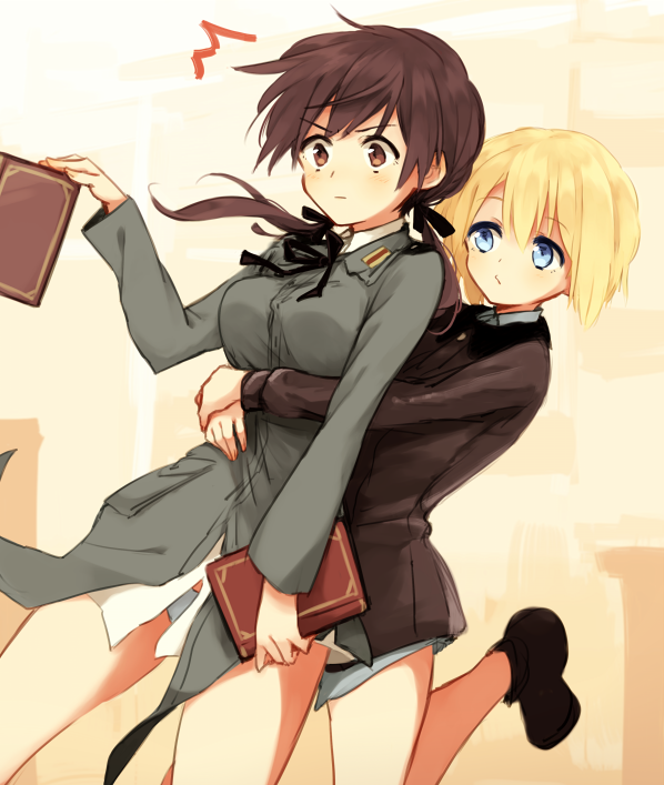 erica hartmann and gertrud barkhorn (world witches series and 1 more) drawn by kodamari