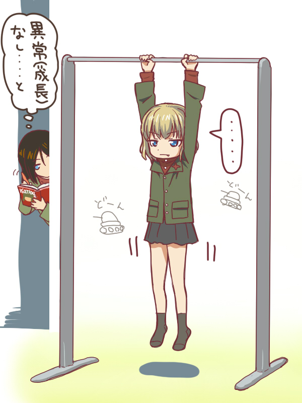 katyusha and nonna (girls und panzer) drawn by sabaku_chitai