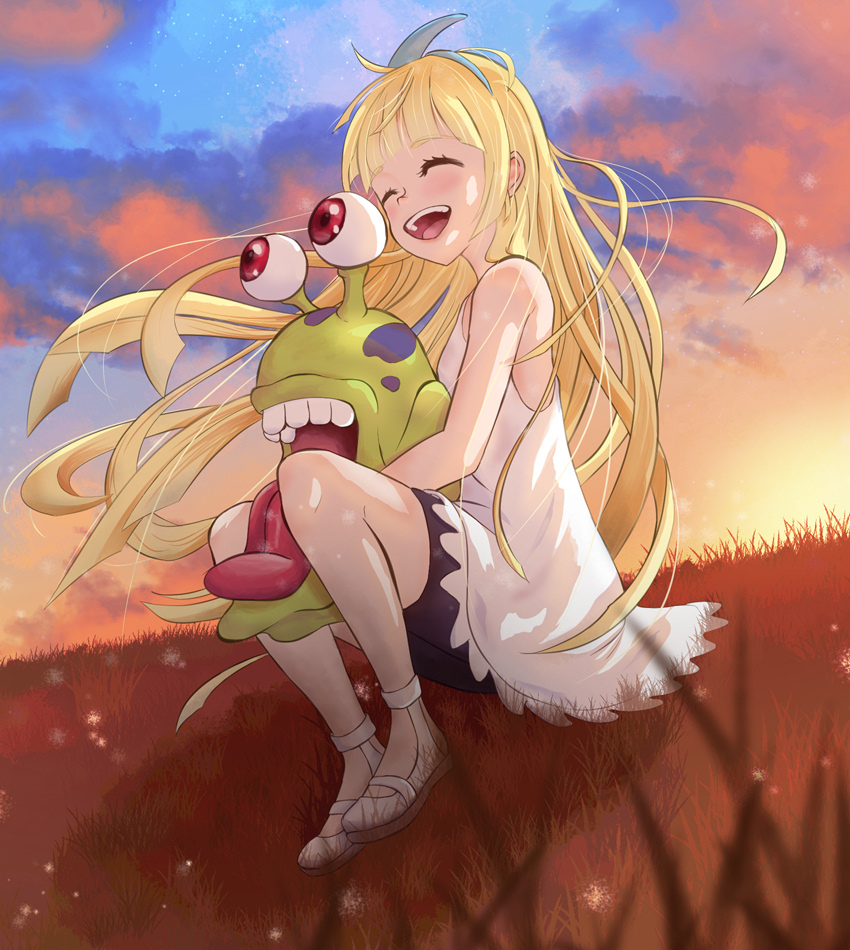 numemon and luche (digimon and 1 more) drawn by omeka_gamma