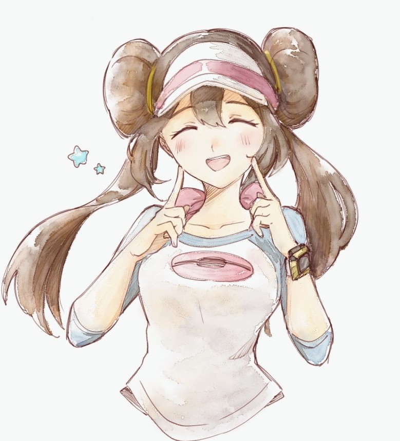 rosa (pokemon and 1 more) drawn by asuka_rkgk