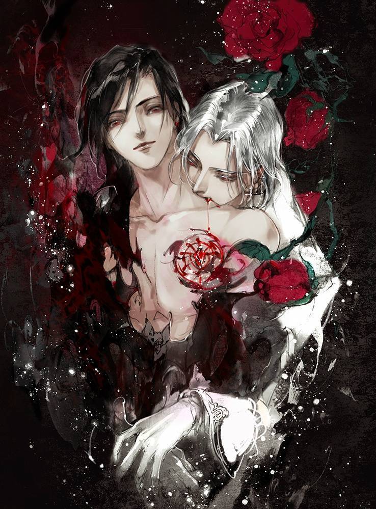 wei wuxian and lan wangji (modao zushi) drawn by kcllzas163