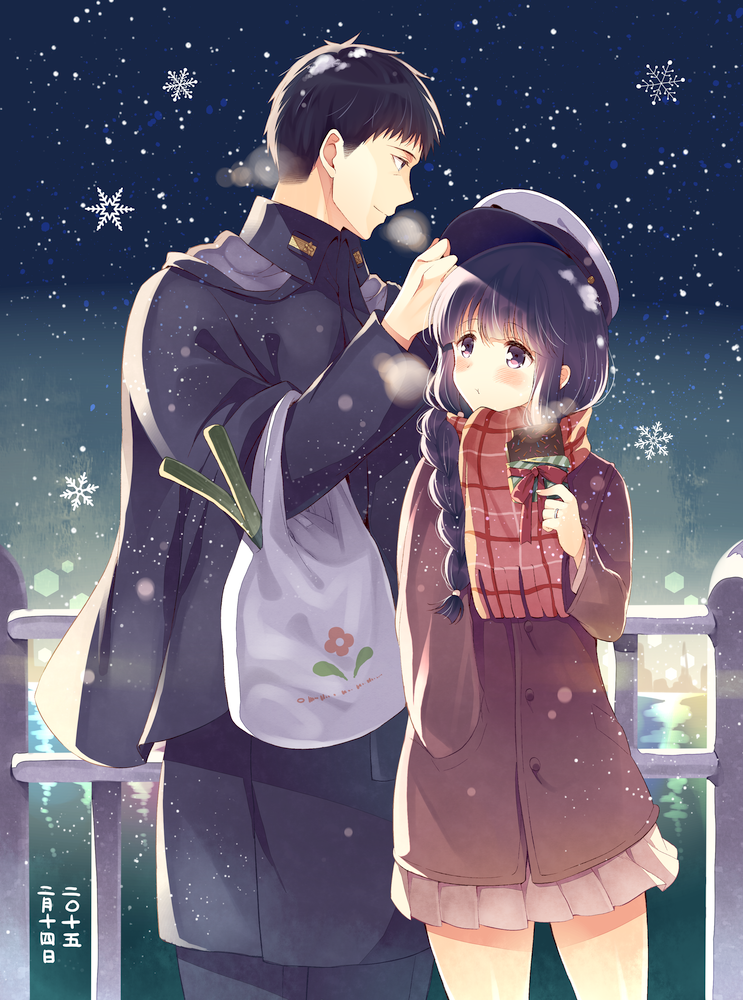 admiral and kitakami (kantai collection) drawn by komi_zumiko