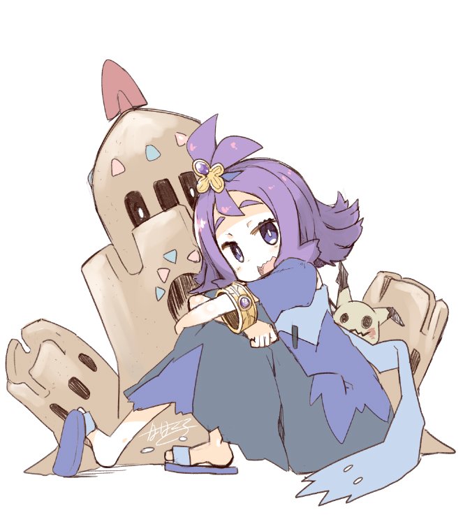 mimikyu, acerola, and palossand (pokemon and 1 more) drawn by nanateru