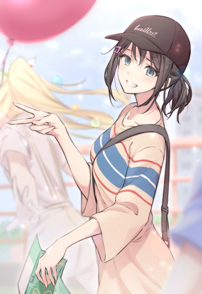tsurumaki kokoro and okusawa misaki (bang dream!) drawn by kanade_(kanade_3344)