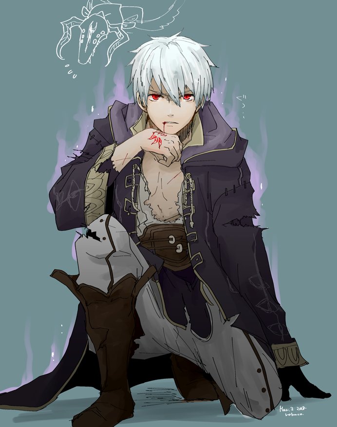 male robin (fire emblem and 2 more) drawn by robaco
