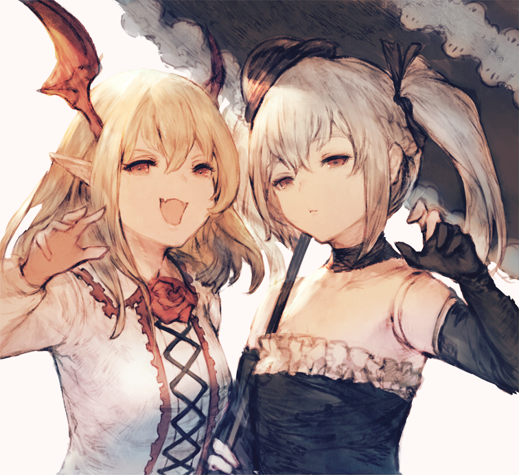 vampy and orchis (granblue fantasy) drawn by n.a.