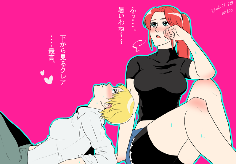 claire redfield and sherry birkin (resident evil and 2 more) drawn by yoyogin