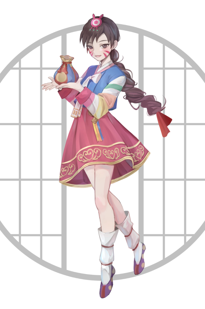 d.va and palanquin d.va (overwatch and 1 more) drawn by yinolyi