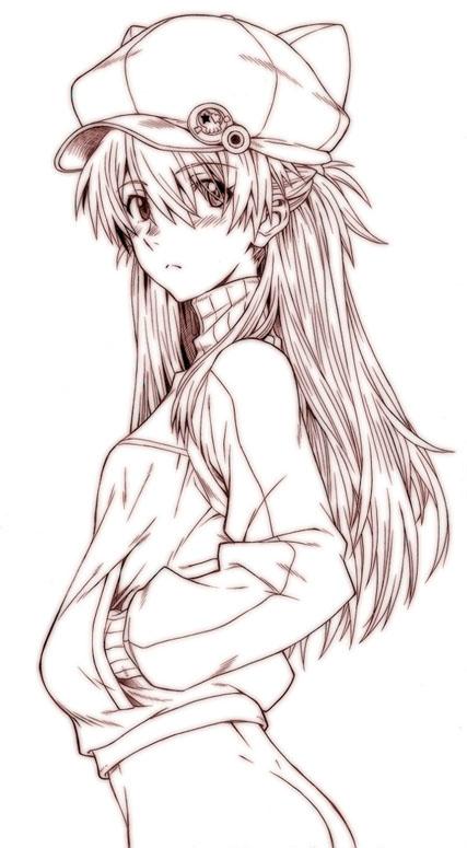 souryuu asuka langley (neon genesis evangelion and 2 more) drawn by harukaze_koucha