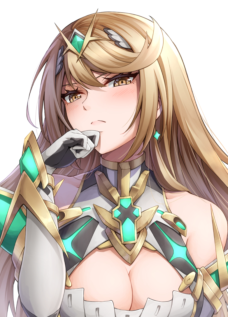 mythra (xenoblade chronicles and 1 more) drawn by ten_(tenchan_man)