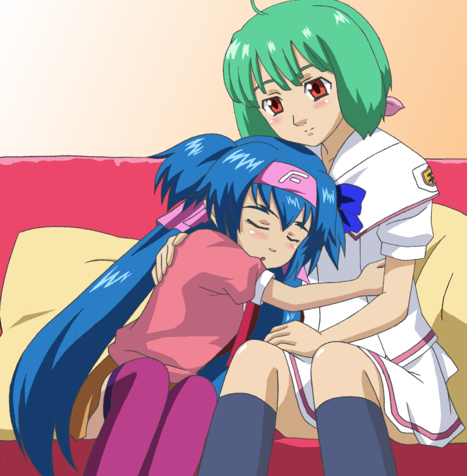 ranka lee and klan klein (macross and 1 more) drawn by raizeru
