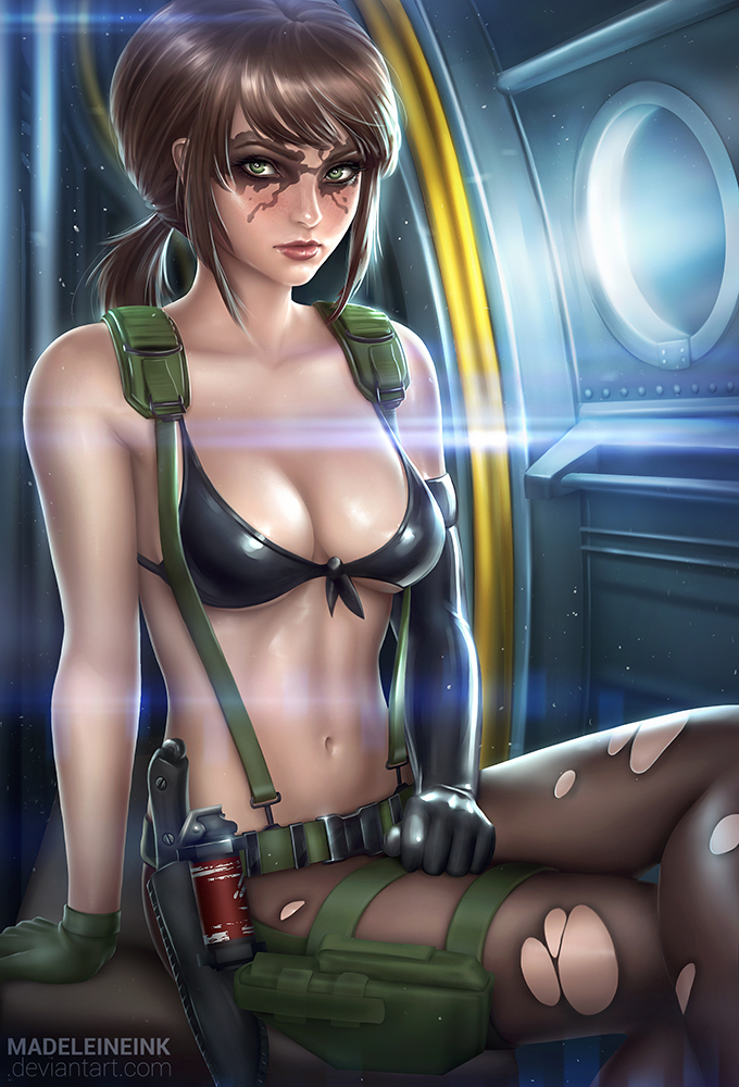 quiet (metal gear and 1 more) drawn by madeleine_bellwoar