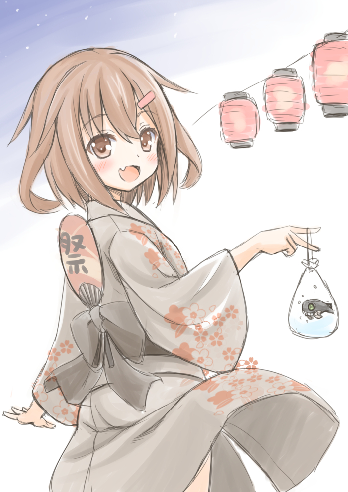 ikazuchi and i-class destroyer (kantai collection) drawn by fujishima_shinnosuke