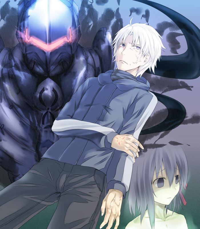 matou sakura, matou kariya, and berserker (fate and 1 more) drawn by roten_(rotenburo)