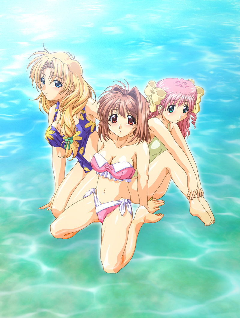 kawai rie, yamamoto noriko, and oosawa hinako (lovers) drawn by taki_minashika