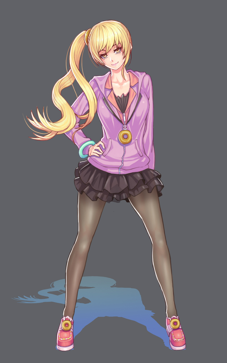oshino shinobu and kiss-shot acerola-orion heart-under-blade (monogatari and 1 more) drawn by gonster