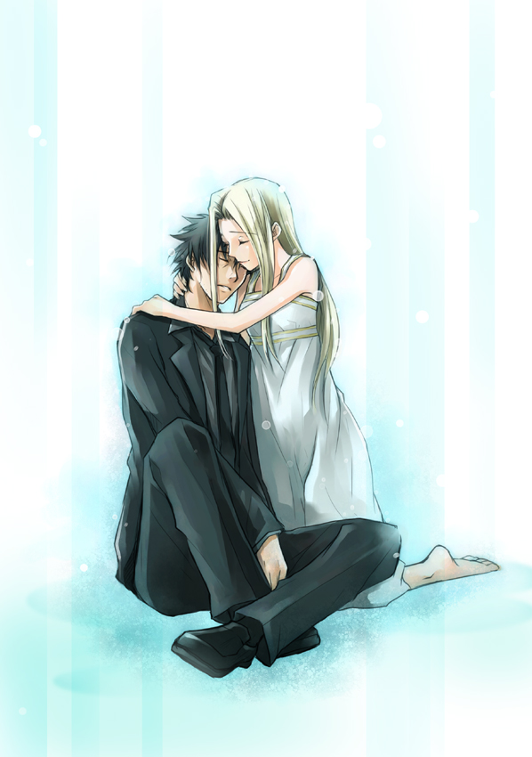 emiya kiritsugu and irisviel von einzbern (fate and 1 more) drawn by azuma_shouko