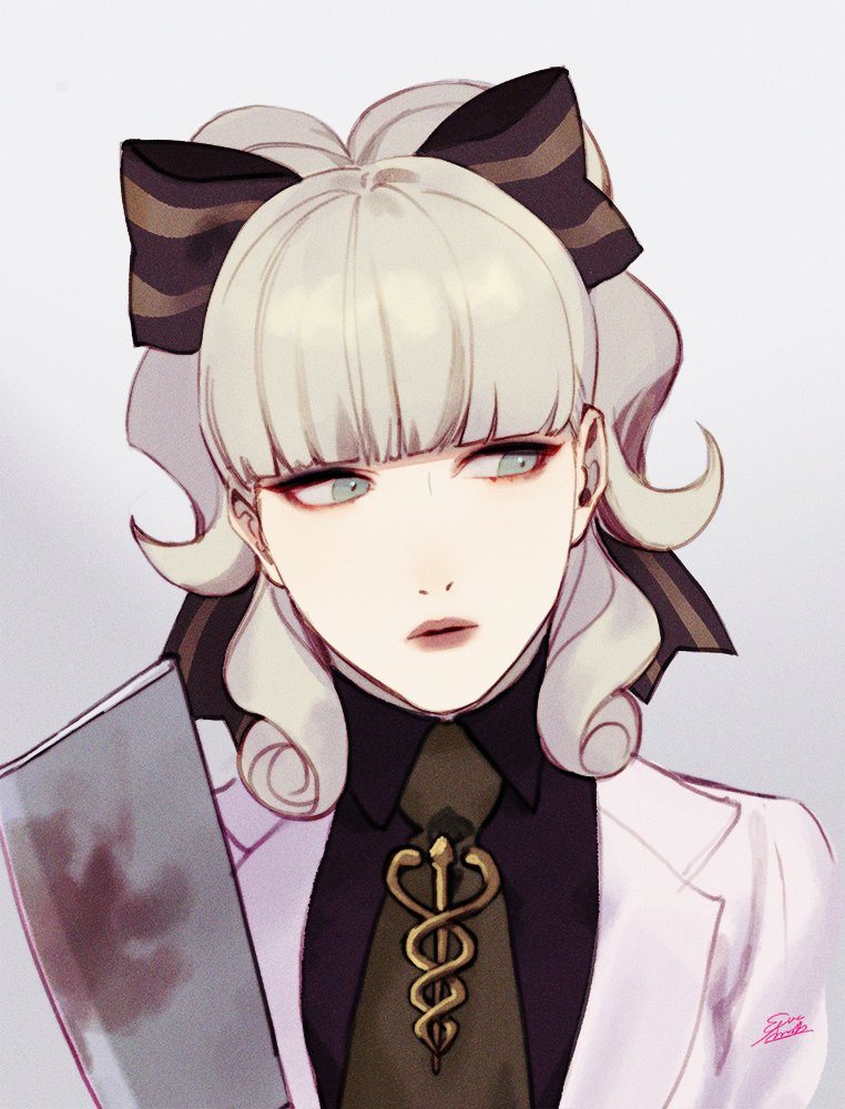 maria gorey (ace attorney and 2 more) drawn by eva_smith