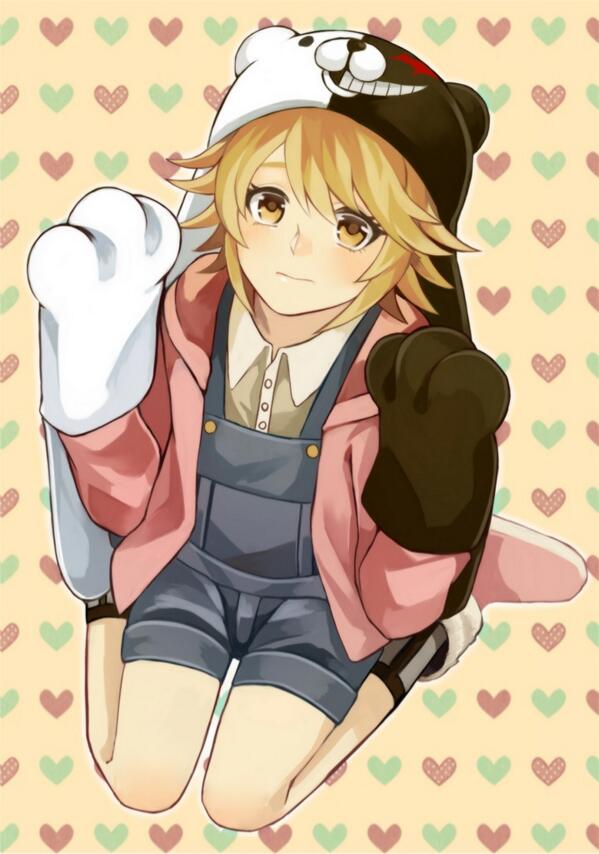 monokuma and fujisaki chihiro (danganronpa and 1 more)