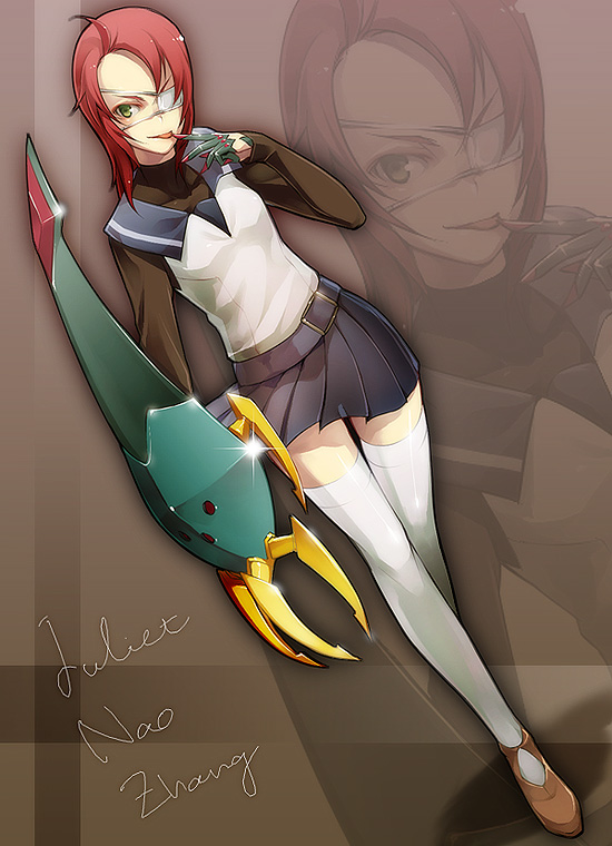 yuuki nao and juliet nao zhang (my-hime and 1 more) drawn by kyo_(kuroichigo)