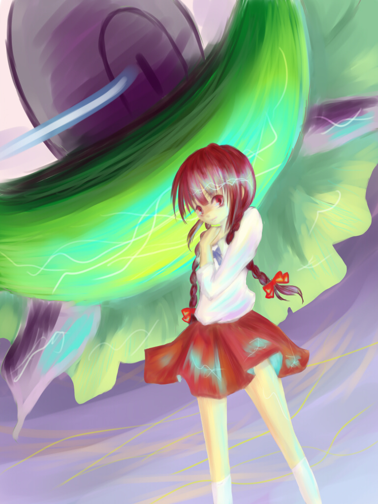 rika and evil eye sigma (touhou) drawn by mashiro_(mashiro3000)