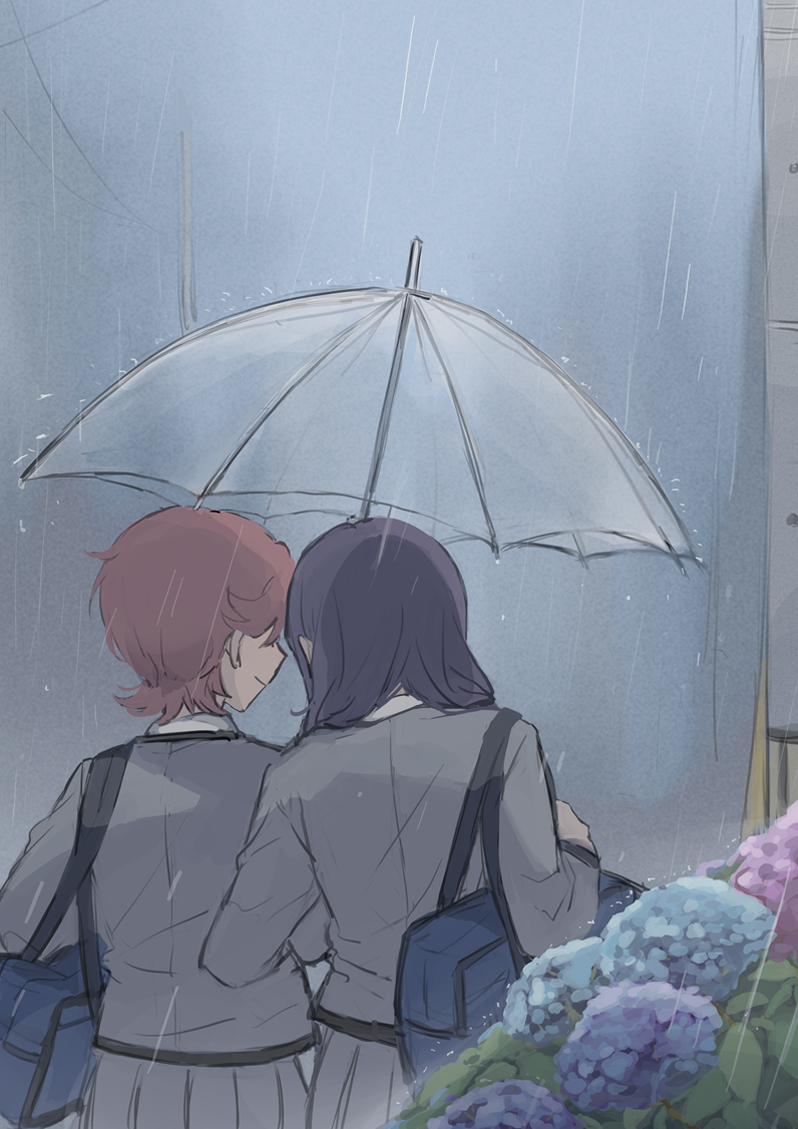 hanayagi kaoruko and isurugi futaba (shoujo kageki revue starlight) drawn by chikiso
