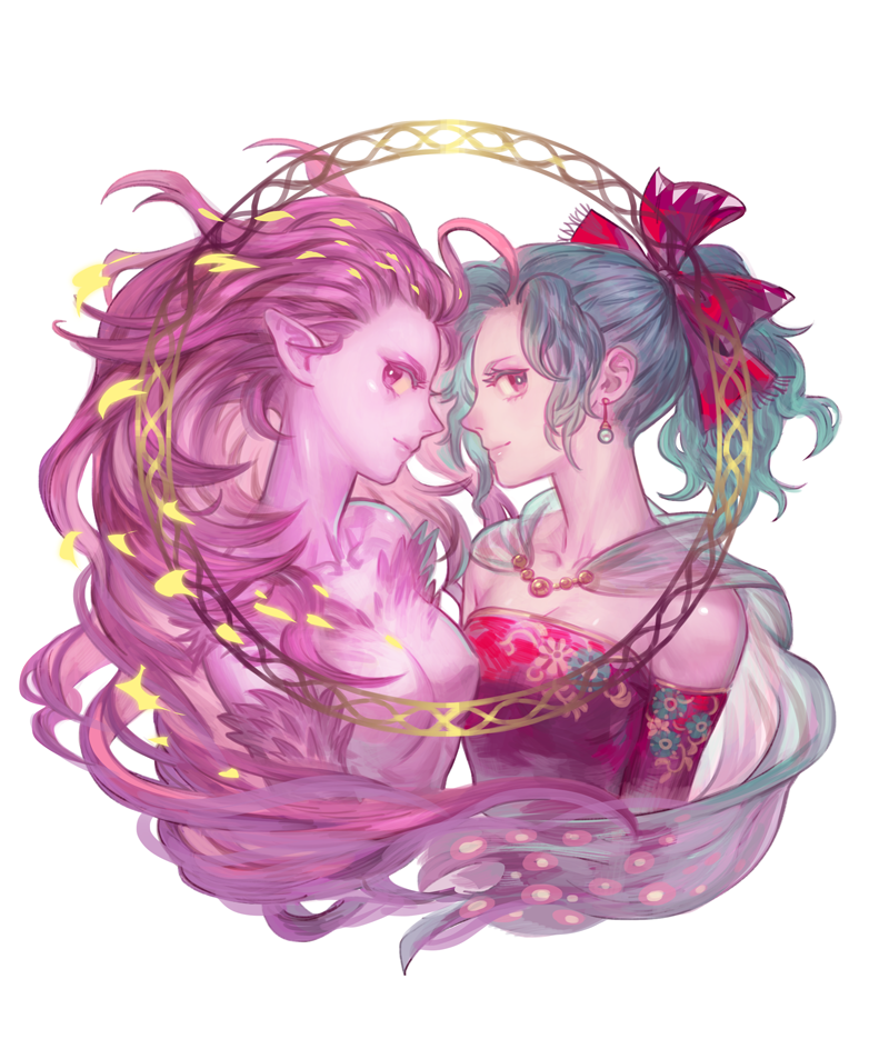 terra branford and trance terra branford (final fantasy and 1 more) drawn by prema-ja