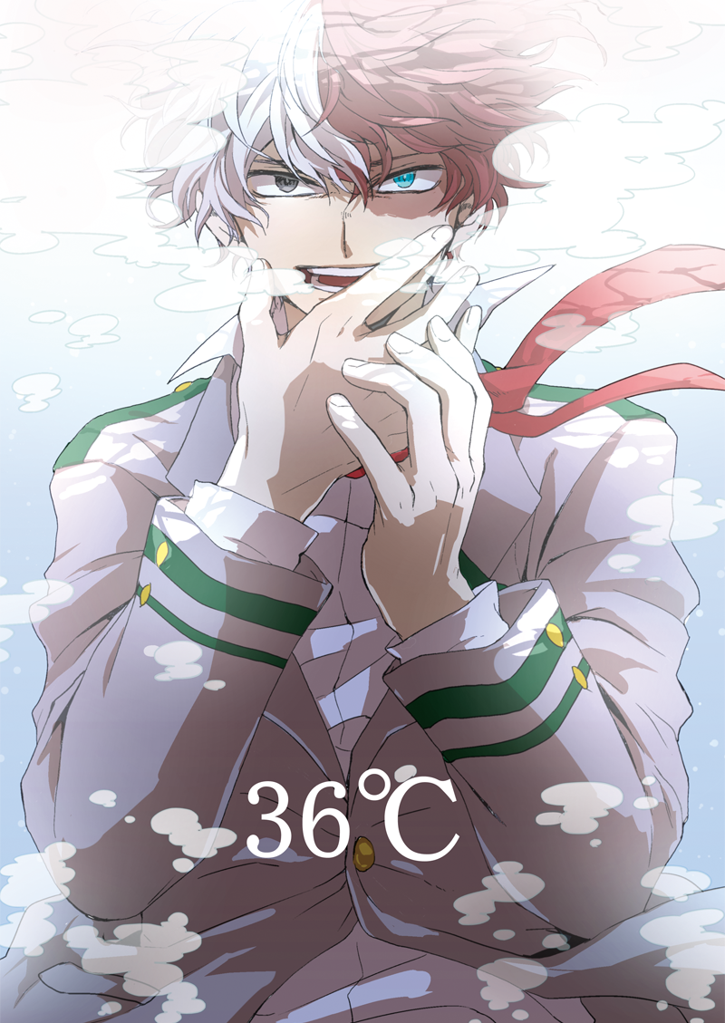 todoroki shoto (boku no hero academia) drawn by ichiko365