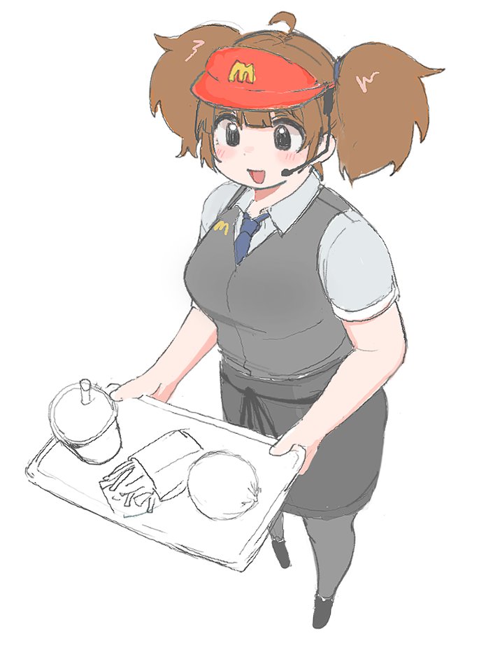 imadake dabuchi tabemi (mcdonald's) drawn by nimo_(b45ui)