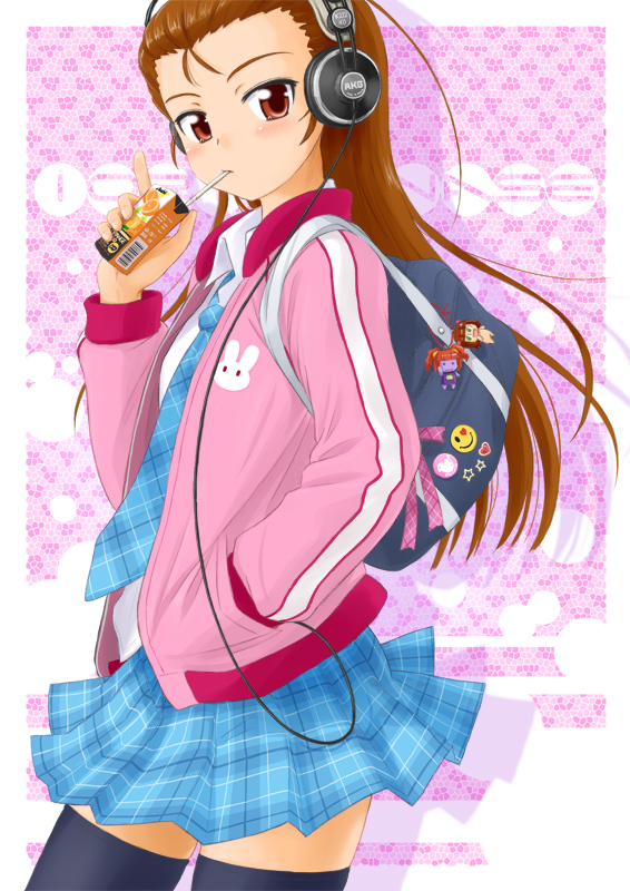 minase iori, nonowa, and yayoi creature (idolmaster and 1 more) drawn by punto