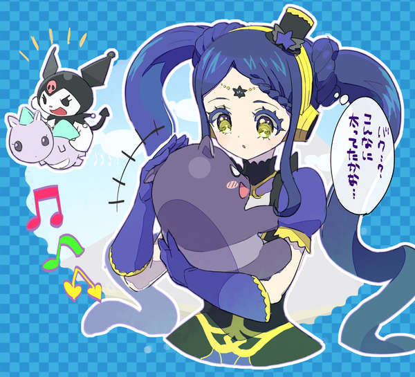 kuromi, garara s leep, baku, and pakku (pretty series and 4 more) drawn by moudoku_(decopon3rd)