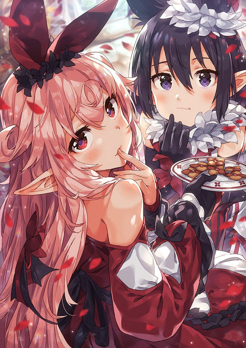 recri and mano (original) drawn by narumi_arata