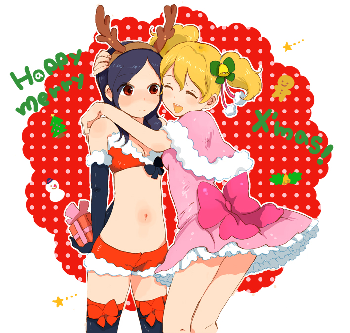 higashi setsuna and momozono love (precure and 1 more) drawn by butadon
