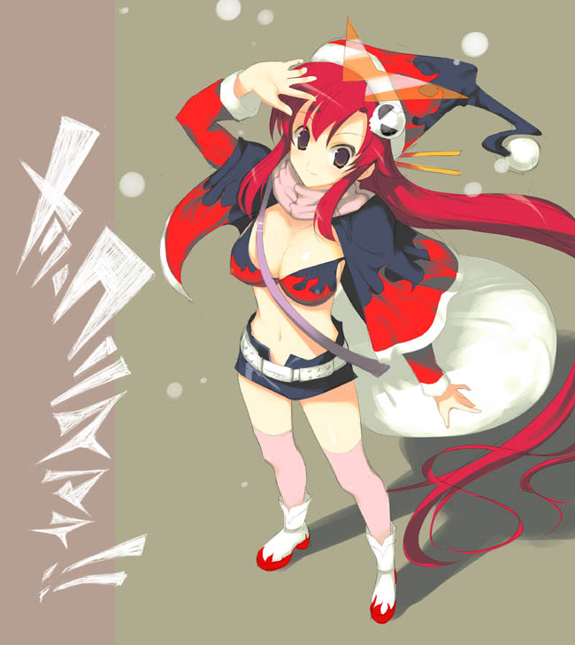 yoko littner (tengen toppa gurren lagann) drawn by yaegashi_nan