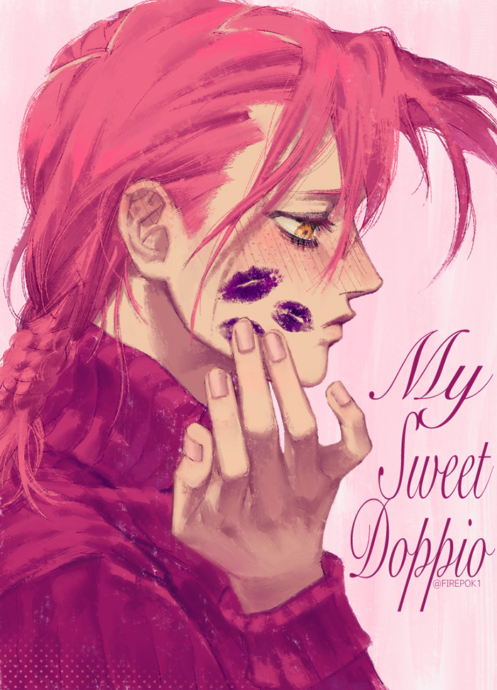 vinegar doppio (jojo no kimyou na bouken and 1 more) drawn by firepok