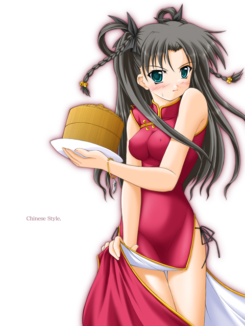 tohsaka rin (fate and 1 more) drawn by akimoto_dai